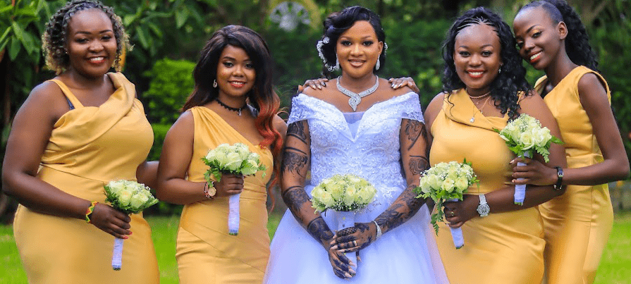 bridal team in kenya wedding image